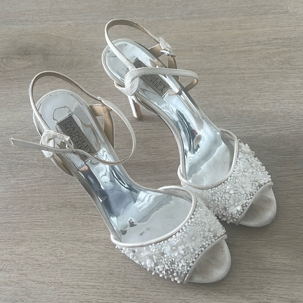 Badgley Mischka wedding shoes